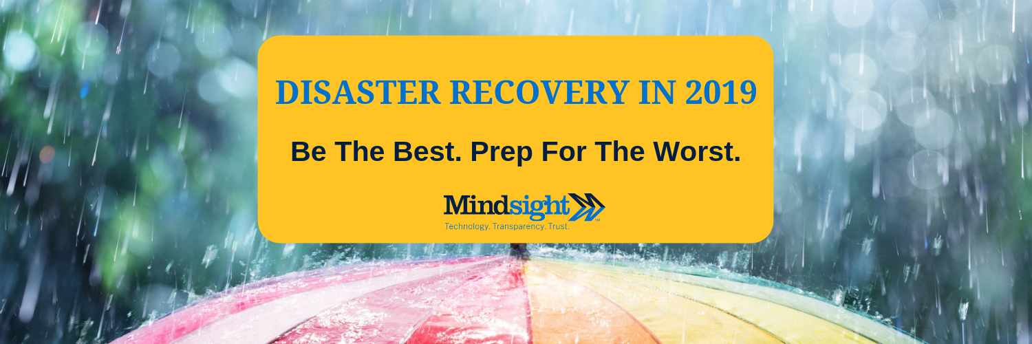 disaster recovery in 2019